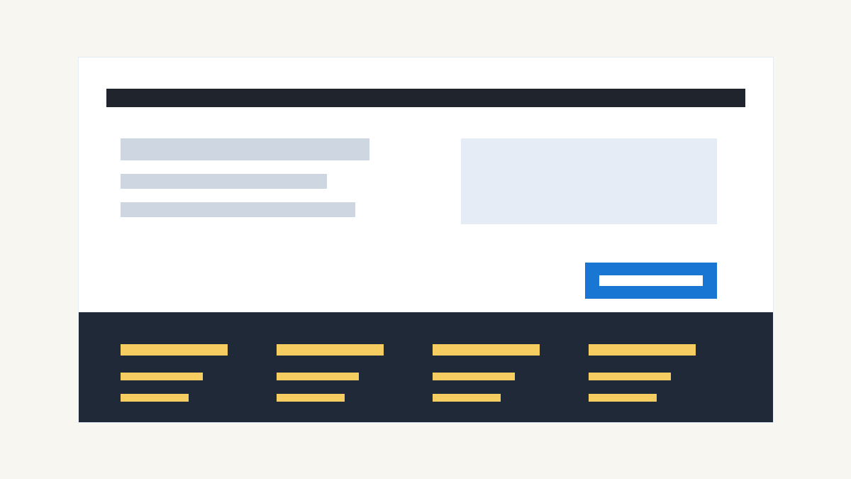 Small Business Website Footer Checklist